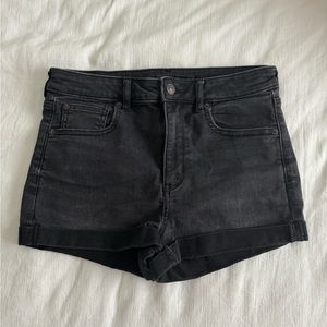 AE Black Jean Shorts (8)